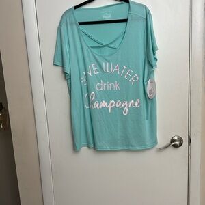 Boutique short-sleeve tee shirt.